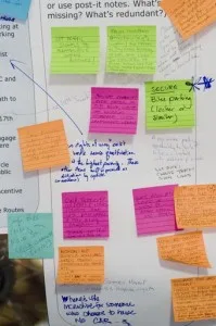 An idea board from a 2008 meeting on the then-proposed Land Use and Circulation Element (LUCE). Photo: Dr. Alex Thompson/Flickr