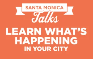 logo for Santa Monica Talks