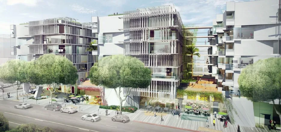 Rendering of the project proposed at 500 Broadway