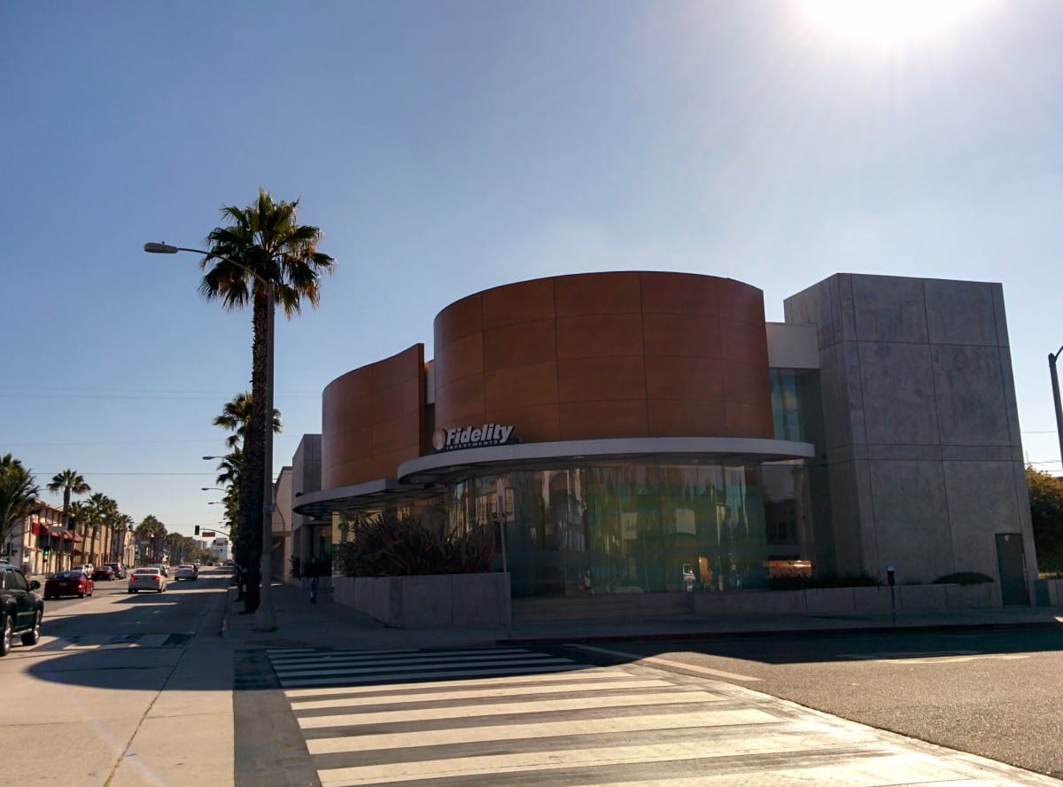 The Fidelity Investments building stands at 12th and Wilshire where, a decade ago, plans to put a Trader Joe's were killed over the question of parking.