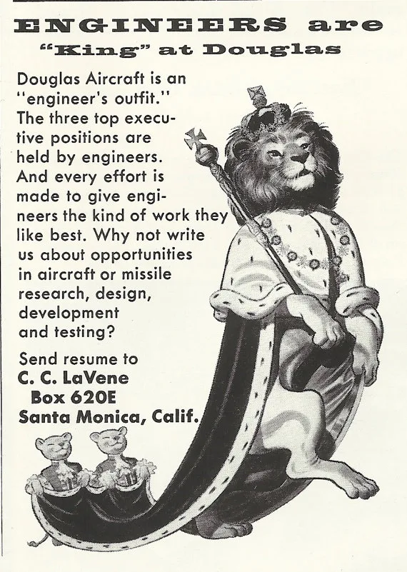 Advertising for Donald Douglas