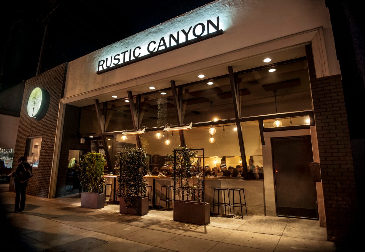 Rustic Canyon is the original of the six restaurants in the Rustic Canyon Family of Restaurants (Photo by Emily Hart Roth; courtesy of Rustic Canyon)