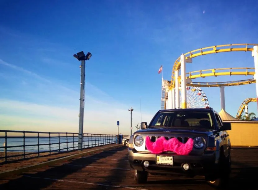 Lyft in Santa Monica. Photo courtesy of Lyft.