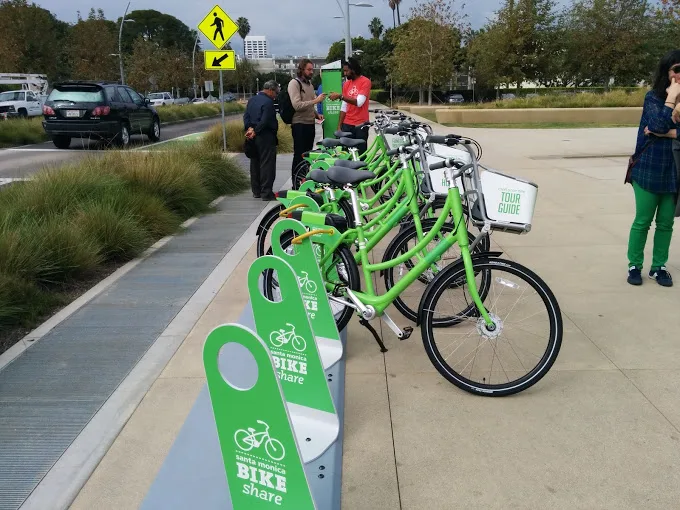 Bike share dock