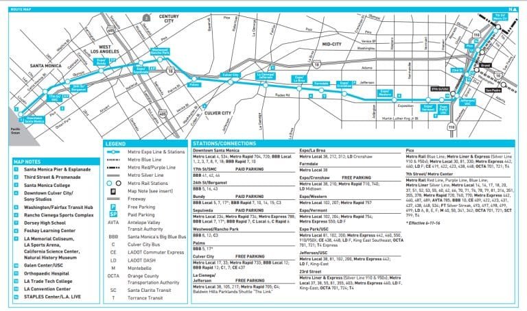 Expo Phase 2 Timetable Goes Live at Metro.net
