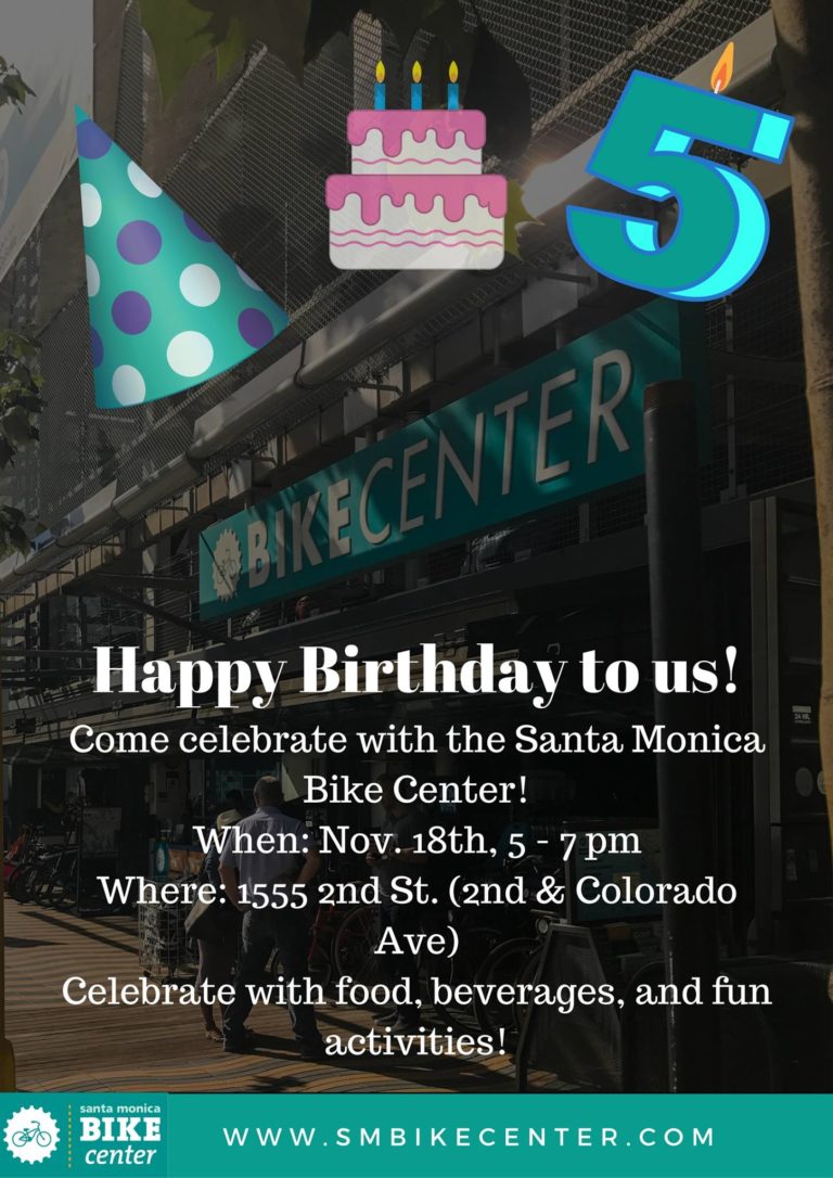 Happy Birthday, Bike Center!