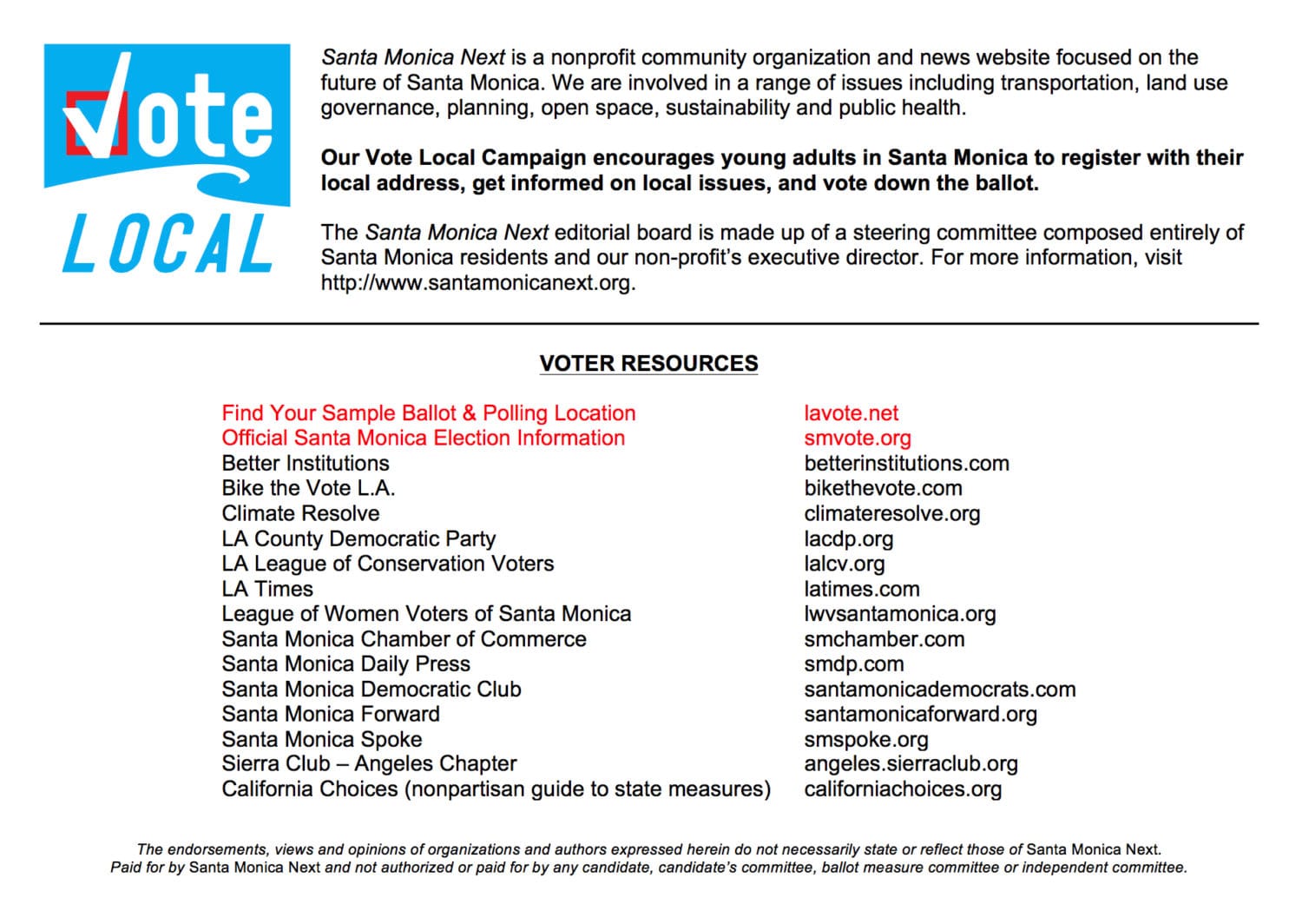 Check Out Our Non-Partisan Voter Guide From Last Week’s Vote Local ...