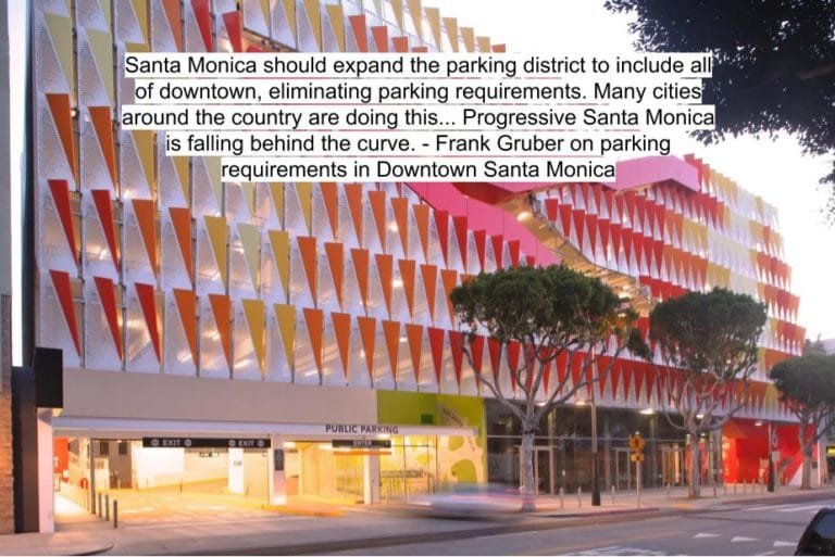 More on Santa Monica’s DCP: Discretionary Review and Parking