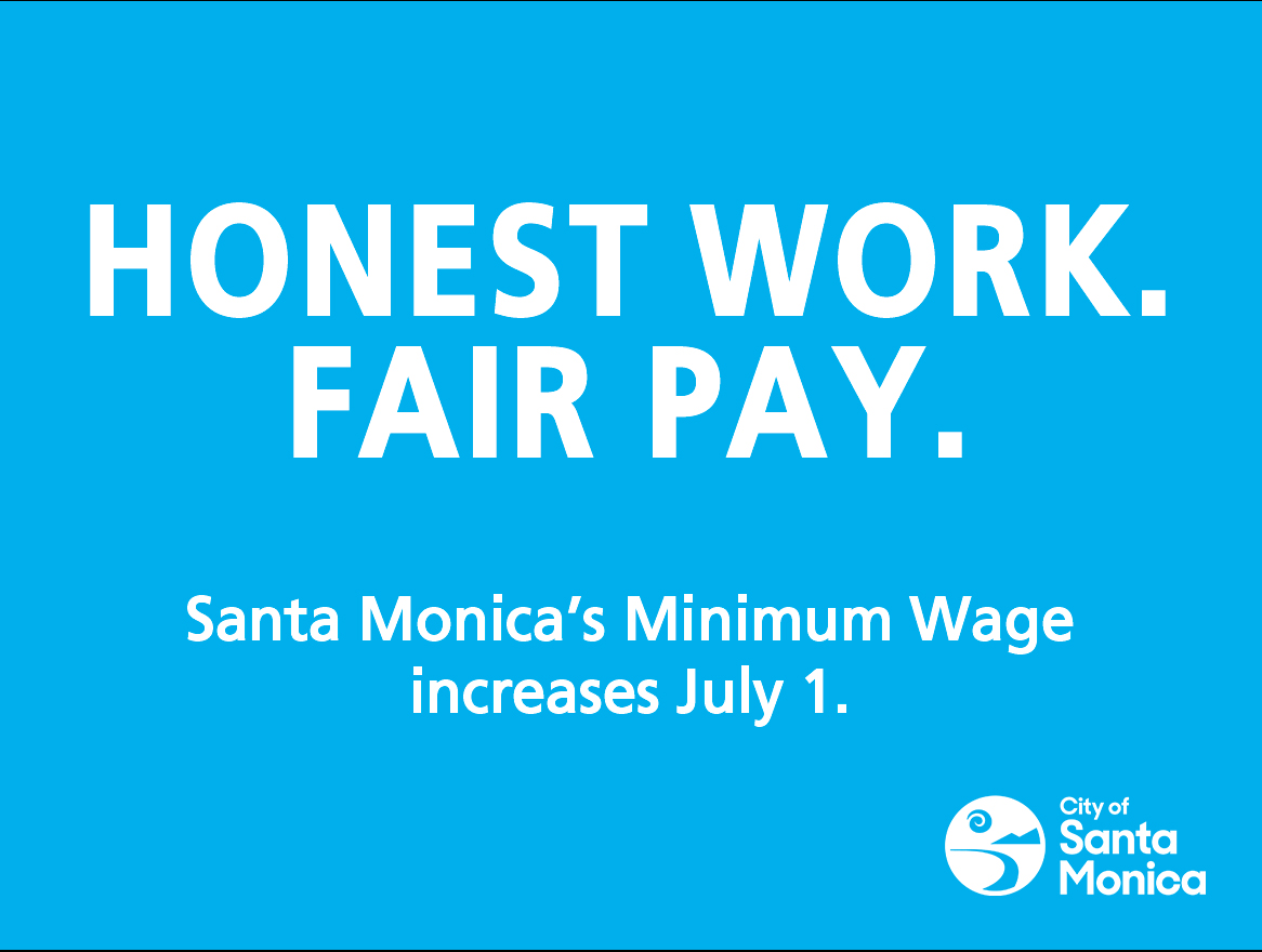 Santa Monica’s Minimum Wage Rises on Saturday, Still Lower Than