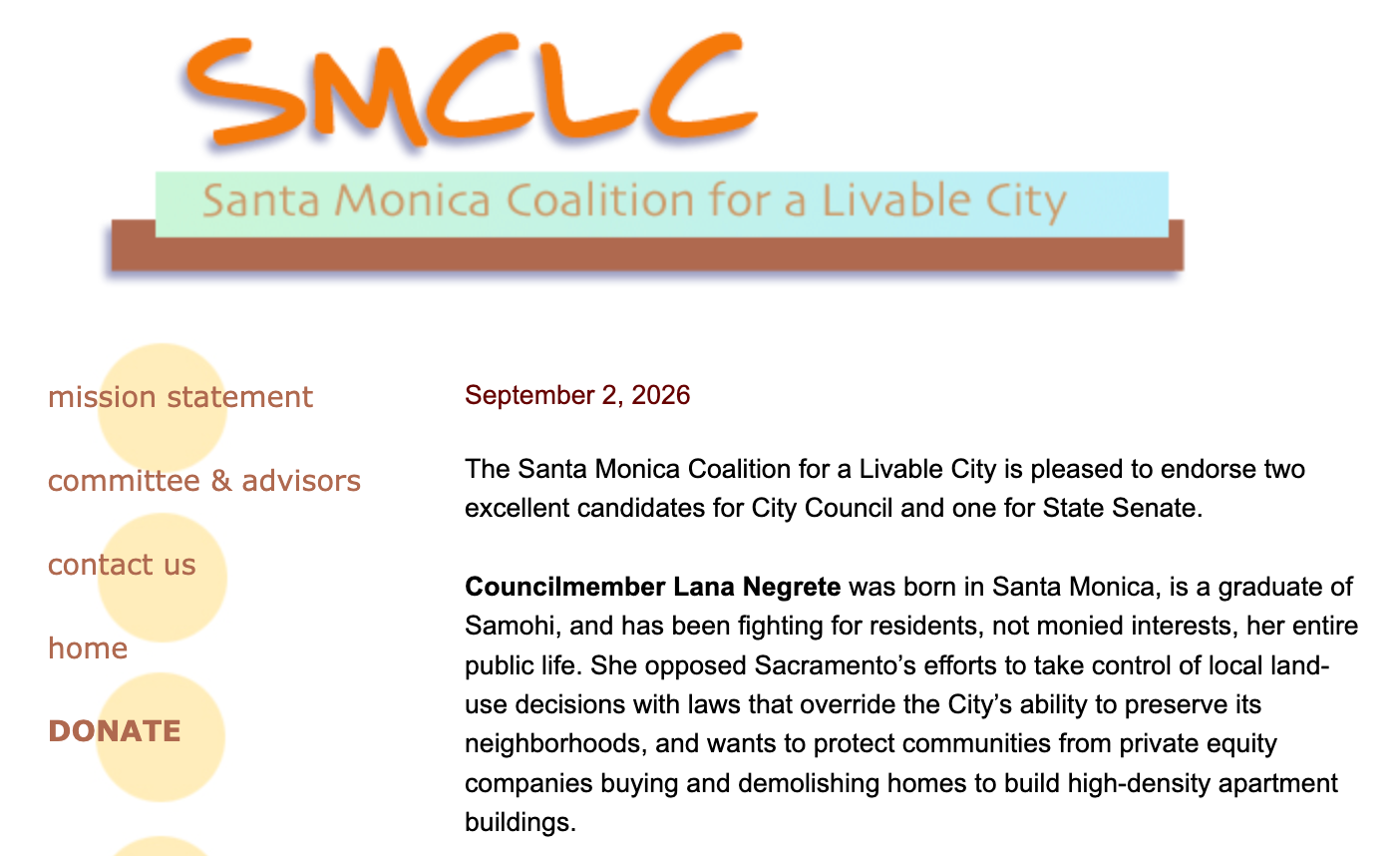 SMCLC Endorses Negrete and Oelsen, Drops Longtime Ally Phil Brock